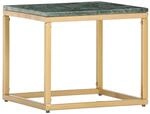 vidaXL Couchtisch Gr&uuml;n 40&times;40&times;35 cm Echtstein in Marmoroptik 286437