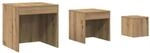 vidaXL Satztische 3 Stk Artisan-Eiche Holzwerkstoff 856687