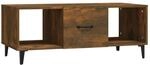 vidaXL Couchtisch R&auml;uchereiche 102x50x40 cm Holzwerkstoff 817528