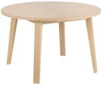 ebuy24 ALine Esstisch &Oslash;120cm Vorbereitet f&uuml;r Weitere Platten Eichenfurnier