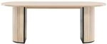 ebuy24 Bianca Esstisch 90x200cm Eichenfurnier