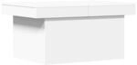 vidaXL Couchtisch Wei&szlig; 100x55x40 cm Holzwerkstoff 840870