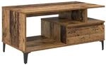 vidaXL Couchtisch mit Schubladen Altholz 90 x 49 x 45 cm Holzwerkstoff 881051