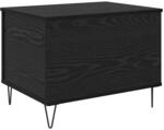 vidaXL Couchtisch Schwarz Eichen-Optik 60 x 44,5 x 45 cm Holzwerkstoff 882671