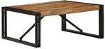 vidaXL Couchtisch Mehrfarbig 80x80x35 cm Altholz Massivholz 4016671
