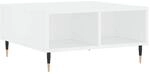 vidaXL Couchtisch Wei&szlig; 60x60x30 cm Holzwerkstoff 827028