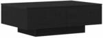 vidaXL Couchtisch Schwarz Eichen-Optik 90 x 60 x 31 cm Holzwerkstoff 862634