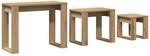 vidaXL Satztische 3 Stk Artisan-Eiche Holzwerkstoff 856679