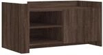 vidaXL Couchtisch Braun Eichen-Optik 100x50x50 cm Holzwerkstoff 848366