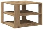 vidaXL Couchtisch Artisan-Eiche 58x58x40 cm Holzwerkstoff 856497