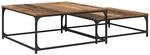 vidaXL Nesting Couchtisch 2 Stk Altholz 80 x 8035 x cm Holzwerkstoff 881893