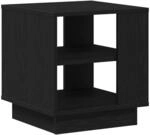 vidaXL Couchtisch Schwarze Eiche 40 x 40 x 43 cm Holzwerkstoff 862715