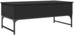 vidaXL Couchtisch Schwarz 100x50x40 cm Holzwerkstoff und Metall 845376
