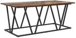 vidaXL Couchtisch R&auml;uchereiche 100 x 50 x 40 cm Sperrholz und Metall 869710