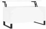 vidaXL Couchtisch Wei&szlig; 90x44,5x45 cm Holzwerkstoff 830980