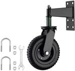 Wiltec Torrolle bis 275kg Schiebetorrolle 360&deg; Gummirad Laufrolle Schiebetor