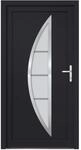 vidaXL Haust&uuml;r Anthrazit 98x208 cm PVC 3187882