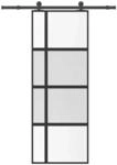 vidaXL Schiebet&uuml;r mit Beschlag 76x205 cm Hartglas & Aluminium 3333031
