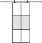 vidaXL Schiebet&uuml;r mit Beschlag 90x205 cm Hartglas & Aluminium 3332975