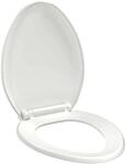 vidaXL Toilettensitz mit Absenkautomatik und Quick-Release-Design Wei&szlig; 145019