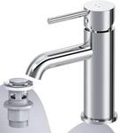 AM.PM Waschtischarmatur mit Klick-Ablaufgarnitur Spike Wasserhahn Bad,...