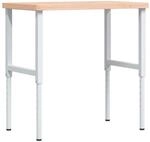 vidaXL Werkbank 100x60x73-99,5 cm Massivholz Buche Rechteckig 3309705