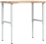 vidaXL Werkbank 100x60x73-99,5 cm Massivholz Akazie Rechteckig 3309713