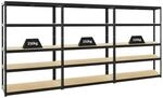 PROREGAL Mega Deal 3x Schwerlastregal Big Elephant S HxBxT 180 x 120 x 45 cm Fachlast
