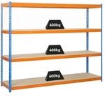 PROREGAL Schwerlastregal Big Wood Yeti Four HxBxT 200 x 180 x 60 cm Fachlast 400 kg