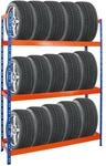 PROREGAL Reifenregal Tiger XL HxBxT 200 x 150 x 45 cm bis zu 18 Reifen auf 3...