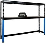 PROREGAL Garagenregal HERCULES Platzsparend Unterfahrbar HxBxT 180x240x50cm 2