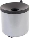 PROREGAL Runder Feuerl&ouml;schender Wandaschenbecher 2 Liter Hx&Oslash; 16 x 16 cm Metal