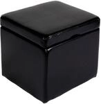 MCW Sitzhocker Carrara Schwarz