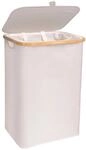 osoltus W&auml;schesortierer Nelson 1-Fach W&auml;schekorb Bambus Beige 60 cm