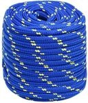 vidaXL Bootsseil Blau 18 mm 100 m Polypropylen 152472