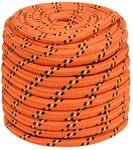vidaXL Bootsseil Orange 18 mm 100 m Polypropylen 152684