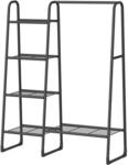 Songmics Kleiderst&auml;nder mit 5 Ablagen 153,3 cm x 101,7 cm x 40 cm Schwarz
