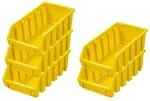 PROREGAL SuperSparSet 5x Sichtlagerbox 2L HxBxT 7,5 x 11,6 x 21,2 cm Polypropylen