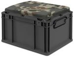 PROREGAL Eurobox Nextgen Seat Box Camouflage HxBxT 26,5x30x40cm 20 Liter Griffe
