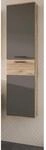 Inn.Furn Hochschrank Eiche Grau 37 x 152 cm H&auml;ngend mit Soft-Close Tomaso