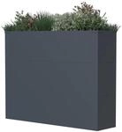 Westmann Pflanzk&uuml;bel Talus Metall XL 25 cm x 100 cm x 77 cm Anthrazit