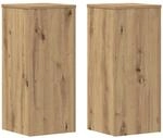 vidaXL Pflanzenst&auml;nder 2 Stk Artisan-Eiche 30x30x70 cm Holzwerkstoff 852932