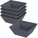 vidaXL Garten-Pflanzgef&auml;&szlig; 5 Stk Anthrazit 40 x 40 x 15 cm 873815