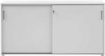 Schildmeyer Schiebet&uuml;renschrank Serie 1500 Lichtgrau 84,2 cm x 160,2 cm x 41 cm