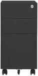 vidaXL Aktenschrank mit Rollen Anthrazit 30x45x59 cm Stahl