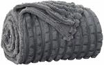 vidaXL &Uuml;berwurfdecke Dunkelgrau 270 x 240 cm Fleece 42016920