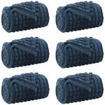 vidaXL Wohndecken 6 St&uuml;ck Marineblau 200 x 150 cm Fleece 42016958