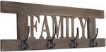 MCW Wandgarderobe C60 Family Shabby-Look Braun Shabby