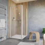 Schulte Dusche Eckeinstieg-Dreht&uuml;r Trend 2.0 mit Seitenwand 200 x 90 cm...