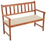 vidaXL Gartenbank mit Auflage 120 cm Massivholz Akazie 3063770
